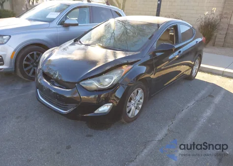 2012 Hyundai Elantra Gls (Ulsan Plant) from USA, damaged, VIN KMHDH4AE0CU263240
